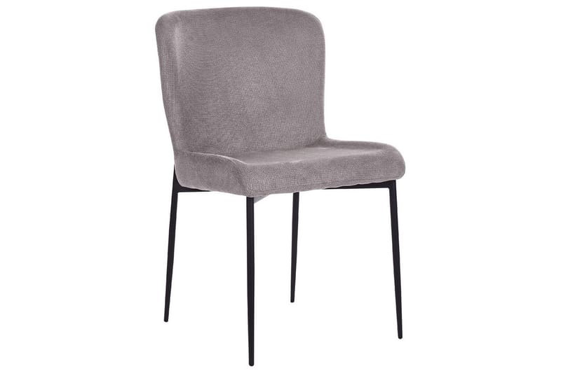 Set med 2 matstolar Ada - Mörkgrå, svart - Möbler - Stolar & fåtöljer - Matstol & köksstol