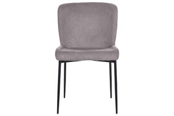 Set med 2 matstolar Ada - Mörkgrå, svart - Möbler - Stolar & fåtöljer - Matstol & köksstol