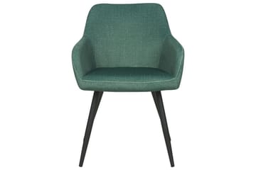 Set med 2 matstolar Casmalia - Grön, Svart - Möbler - Stolar & fåtöljer - Matstol & köksstol