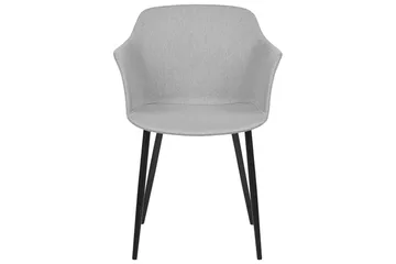 Set med 2 matstolar Elim - Grå, svart - Möbler - Stolar & fåtöljer - Matstol & köksstol