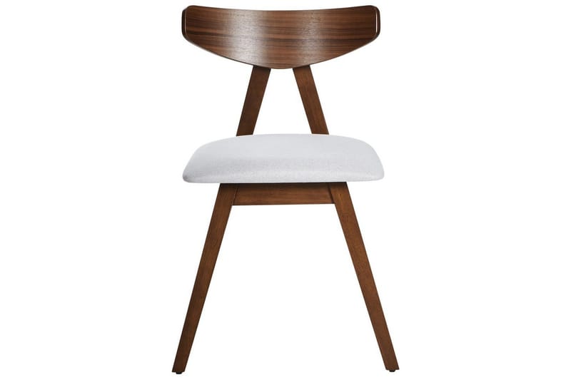 Set med 2 matstolar Lacota - Brun, grå - Möbler - Stolar & fåtöljer - Matstol & köksstol