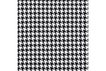 Set med 2 matstolar Luana - Svart, Vit/Polyester - Möbler - Stolar & fåtöljer - Matstol & köksstol