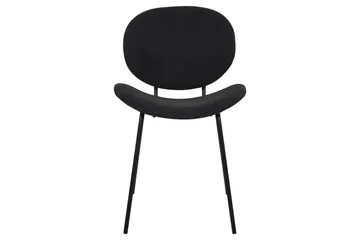 Set med 2 matstolar Luana - Svart/Bouclé - Möbler - Stolar & fåtöljer - Matstol & köksstol