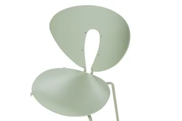 Set med 2 matstolar Tracy - Grön/Silver - Möbler - Stolar & fåtöljer - Matstol & köksstol