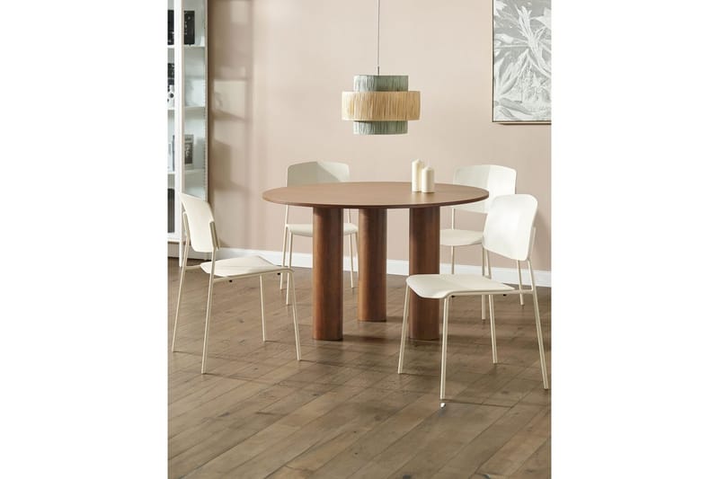 Set med 4 matstolar Astoria - Beige - Möbler - Stolar & fåtöljer - Matstol & köksstol