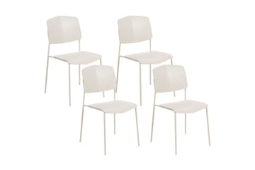 Set med 4 matstolar Astoria - Beige - Möbler - Stolar & fåtöljer - Matstol & köksstol