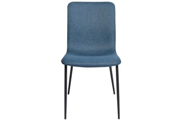 Set med 4 matstolar Glendive - Mörkblå, Svart - Möbler - Stolar & fåtöljer - Matstol & köksstol