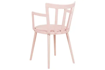 Set med 4 matstolar Morill - Rosa - Möbler - Stolar & fåtöljer - Matstol & köksstol
