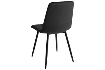 Set med 4 matstolar Powell - Svart - Möbler - Stolar & fåtöljer - Matstol & köksstol