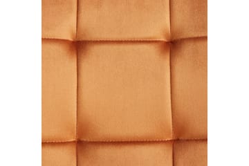 Set med 4 matstolar Powell - Orange, svart - Möbler - Stolar & fåtöljer - Matstol & köksstol