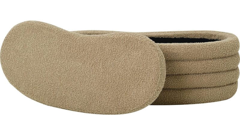 Bänk Valvik med Organisk Form - Beige - Möbler - Stolar & fåtöljer - Sittbänk - Hallbänk