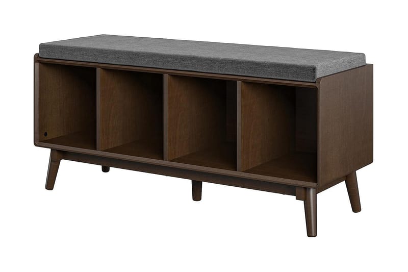 Brittany Sittbänk 118 cm Brun - Novogratz - Möbler - Stolar & fåtöljer - Sittbänk - Hallbänk - Hallbänk med förvaring