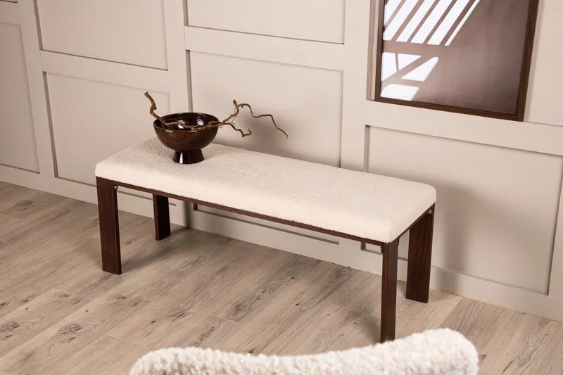 Chester Sittbänk 40 cm - Vit - Möbler - Stolar & fåtöljer - Sittbänk - Hallbänk