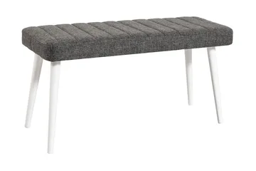 Derpele Sittbänk - Vit/Antracit - Möbler - Stolar & fåtöljer - Sittbänk - Hallbänk