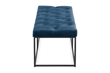 Ella Sittbänk 120cm Djuphäftad - Blå/Sammet - Möbler - Stolar & fåtöljer - Sittbänk - Hallbänk