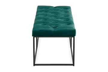 Ella Sittbänk 120cm Djuphäftad - Grön/Sammet - Möbler - Stolar & fåtöljer - Sittbänk - Hallbänk