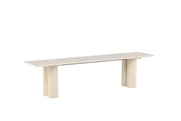 Matbänk Olivia 40x180x45 cm - Vit - Möbler - Stolar & fåtöljer - Sittbänk - Hallbänk