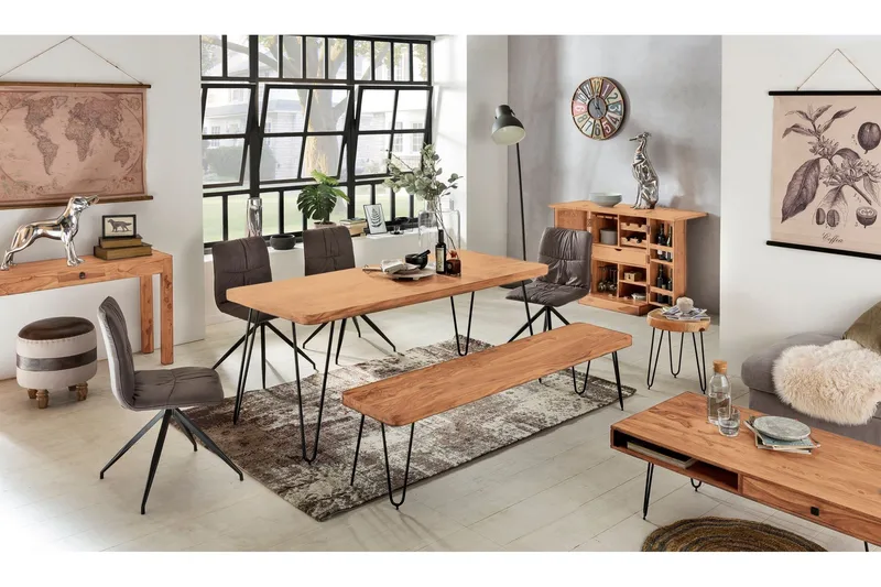 Meleana Sittbänk - Brun - Möbler - Stolar & fåtöljer - Sittbänk - Hallbänk