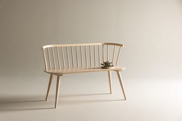 Sittbänk med ryggstöd Venture Home Bobby Sittbänk 120 cm Whitewash Whitewash - M öbler - Stolar & fåtöljer - Sittbänk