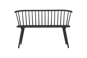 Soffbänk Bobby 120 cm i Trä - Svart - Möbler - Stolar & fåtöljer - Sittbänk
