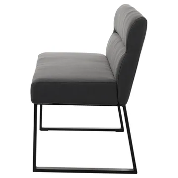 Stafford 2-sits Sittbänk med rygg - Antracit - Möbler - Stolar & fåtöljer - Sittbänk