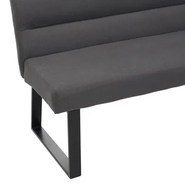 Stafford 2-sits Sittbänk med rygg - Antracit - Möbler - Stolar & fåtöljer - Sittbänk