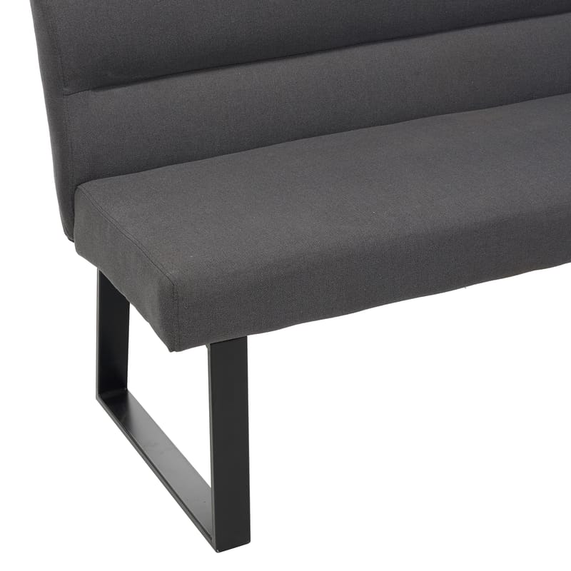 Stafford 2-sits Sittbänk med rygg - Antracit - Möbler - Stolar & fåtöljer - Sittbänk