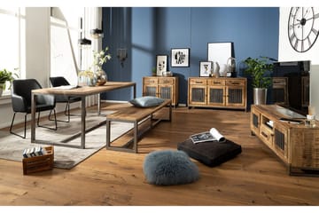 Willowdale Sittbänk 120 cm - Brun/Svart - Möbler - Stolar & fåtöljer - Sittbänk - Hallbänk - Hallbänk med förvaring