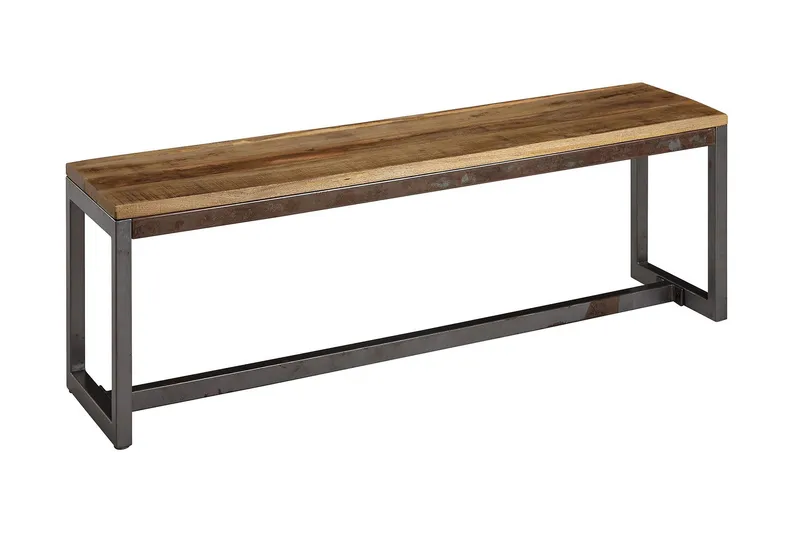 Willowdale Sittbänk 120 cm, Brun/Svart