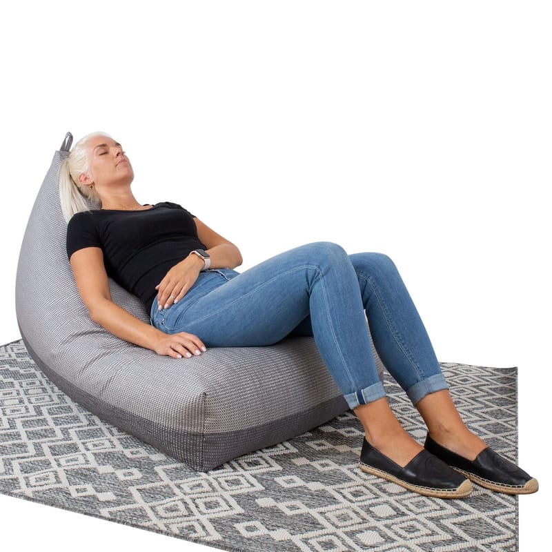 Sittsäck Sundal-Sundal 130x80x20/70 cm - grå - Möbler - Stolar & fåtöljer - Sittsäck & sackosäck