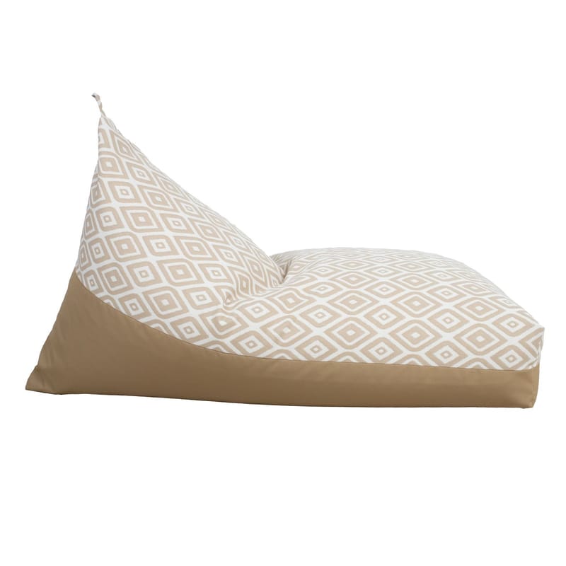 Sittsäck Viknor 130x80x20/70 cm - beige romber/beige - Möbler - Stolar & fåtöljer - Sittsäck & sackosäck
