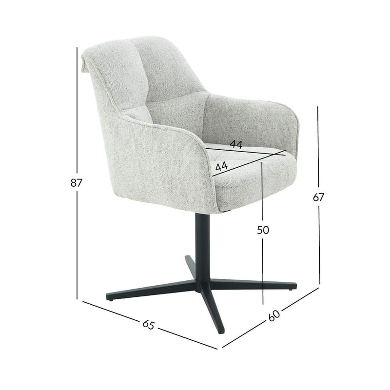 Stol Beldor - Beige - Möbler - Stolar & fåtöljer - Matstol & köksstol