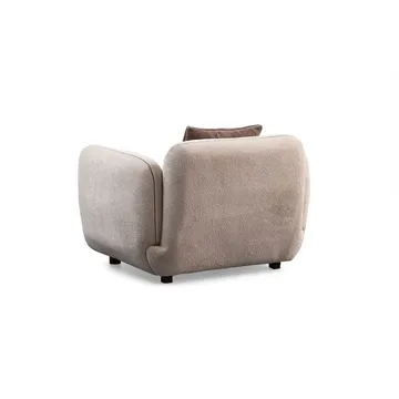 Talrosen Modern Fåtölj i Boucle - Beige - Möbler - Stolar & fåtöljer - Fåtölj