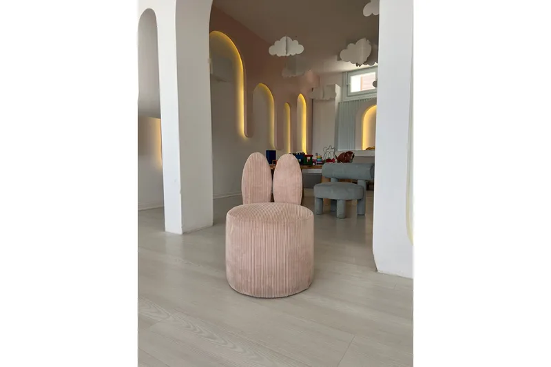 Tavsan Fåtölj - Rosa - Möbler - Barnmöbler - Barnstol - Barnfåtölj