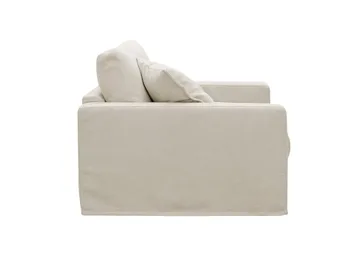 Valencia Extra Djup Fåtölj med avtagbar och tvättbar klädsel - Beige - Möbler - Stolar & fåtöljer - Fåtölj