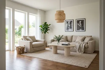 Valencia Extra Djup Fåtölj med avtagbar och tvättbar klädsel - Beige - Möbler - Stolar & fåtöljer - Fåtölj