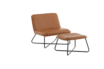 X-lounge Fåtölj - Brun - Möbler - Stolar & fåtöljer - Fåtölj - Skinnfåtölj & läderfåtölj