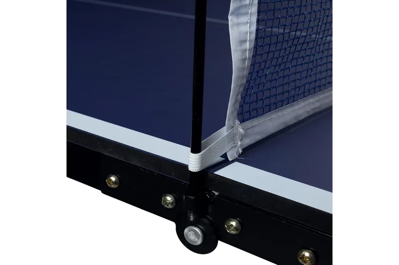 Hopfällbart Mini Pingisbord Inkl nät, 2 racketar & bollar 137x76 cm - Blå - Möbler - Bord & matgrupper - Spelbord - Pingisbord