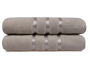 Ashburton Badhandduk 2-pack - Ljusbrun - Textil & mattor - Badrumstextilier - Badlakan & badhandduk
