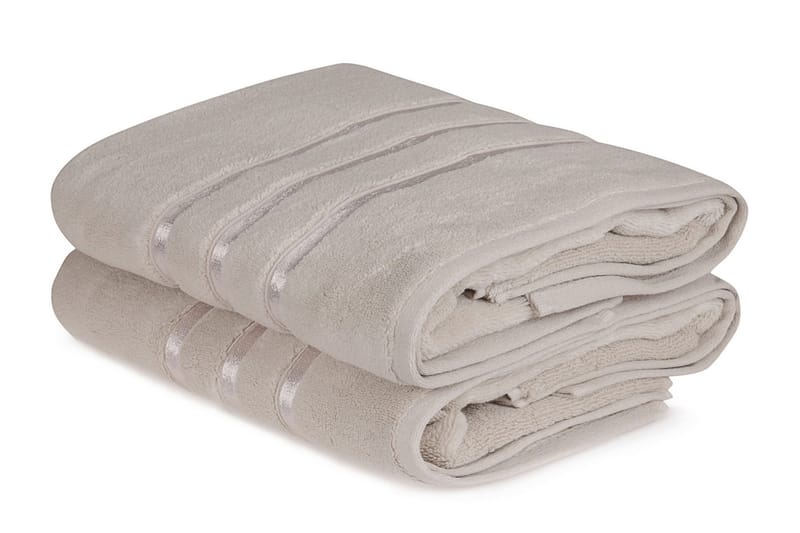 Ashburton Badhandduk 2-pack - Ljusbrun - Textil & mattor - Badrumstextilier - Badlakan & badhandduk