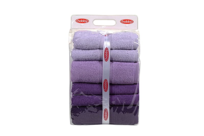 Hobby Badhandduk 70x140 cm 4-pack - Lila - Textil & mattor - Badrumstextilier - Badlakan & badhandduk