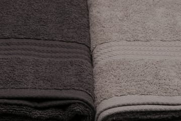 Hobby Badhandduk 70x140 cm 4-pack - Vit/Grå/Mörkgrå/Svart - Textil & mattor - Badrumstextilier - Badlakan & badhandduk
