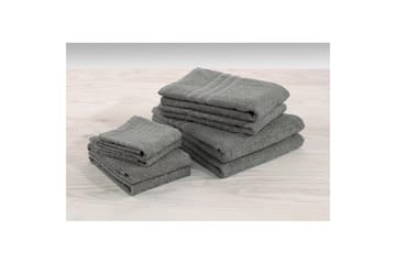 Duschhandduk Basic Frotté 65 x 130 cm - Grå - Textil & mattor - Badrumstextilier - Handduk