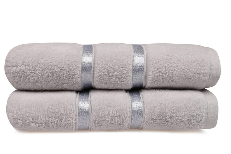 Ashburton Handduk 2-pack - Ljusgrå - Textil & mattor - Badrumstextilier - Handduk