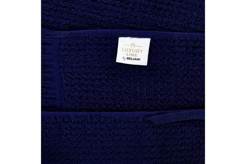 Handduk Atiu set om 2 Blå - Blå - Textil & mattor - Badrumstextilier - Badlakan & badhandduk