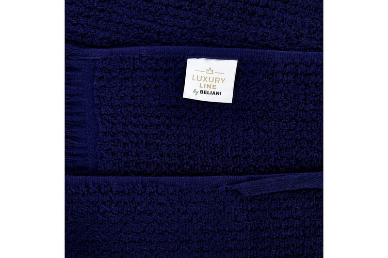 Handduk Atiu set om 9 Blå - Blå - Textil & mattor - Badrumstextilier - Handduk
