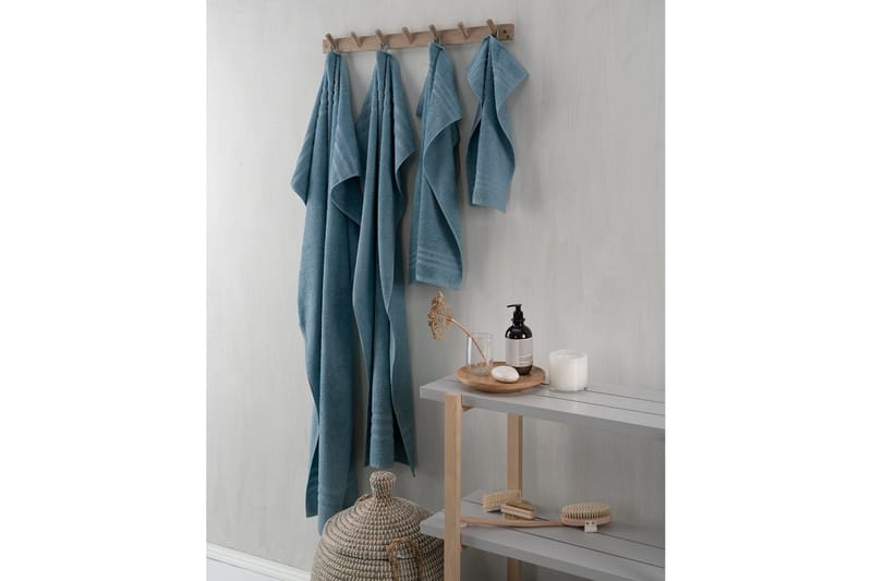 Handduk Basic Frotté - Blå - Textil & mattor - Badrumstextilier - Badlakan & badhandduk