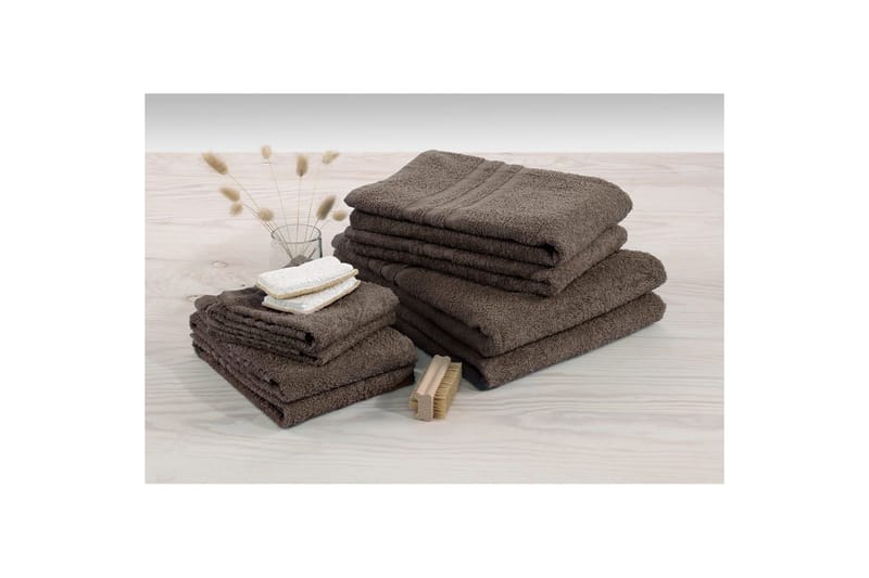Handduk Basic Frotté - Brun - Textil & mattor - Badrumstextilier - Handduk
