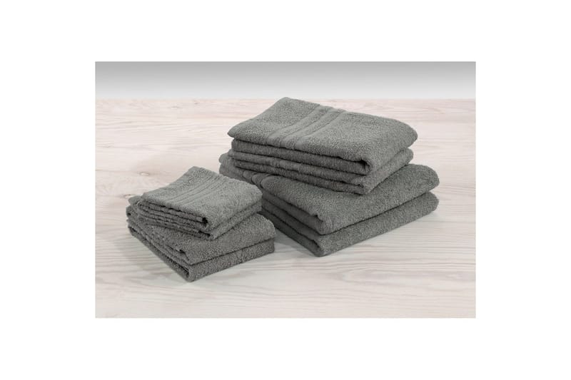 Handduk Basic Frotté - Grå - Textil & mattor - Badrumstextilier - Handduk