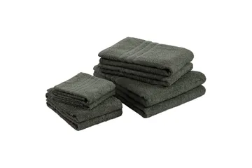 Handduk Basic Frotté - Mörkgrön - Textil & mattor - Badrumstextilier - Handduk
